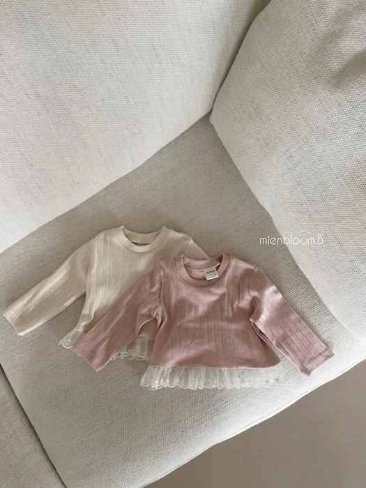 Kids Heart Lace Tee