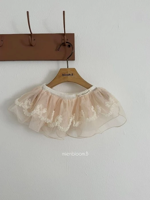 Kids Bouquet Mesh Skirt