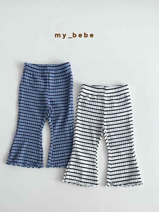 Stripe Wave Bootcut Pants