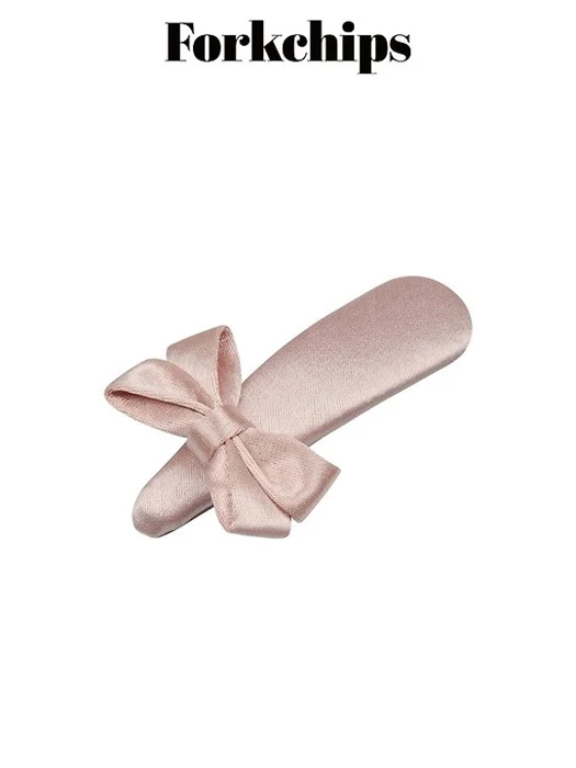 Blush Ribbon Hair Clip
