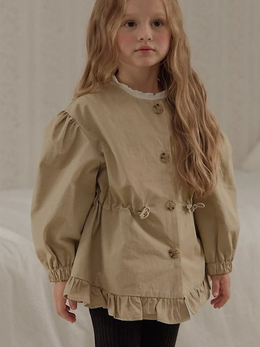 Momo Frill Trench Coat