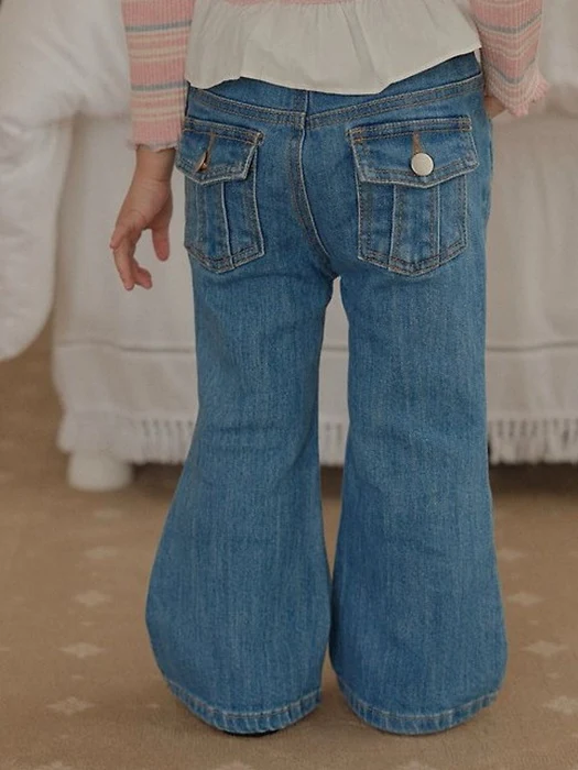 Pocket Bootcut Pants