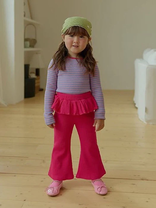 Sweet Frill Bootcut Pants