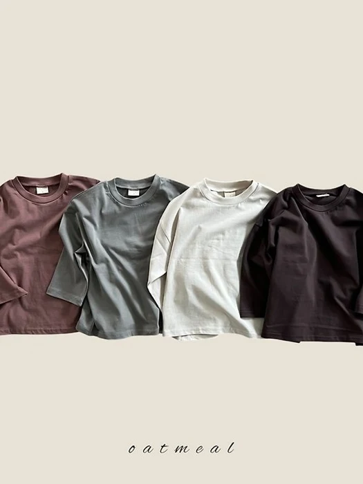 Latte Round Neck Tee Latte Round Neck Tee