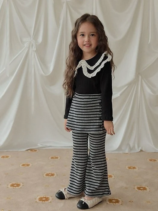 Button Bootcut Pants