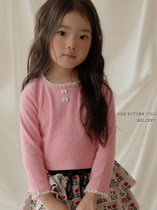 Ribbon Button Tee