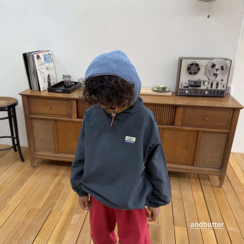 Andbutter - Korean Children Fashion - #Kfashion4kids - Color Neck Anorak - 9