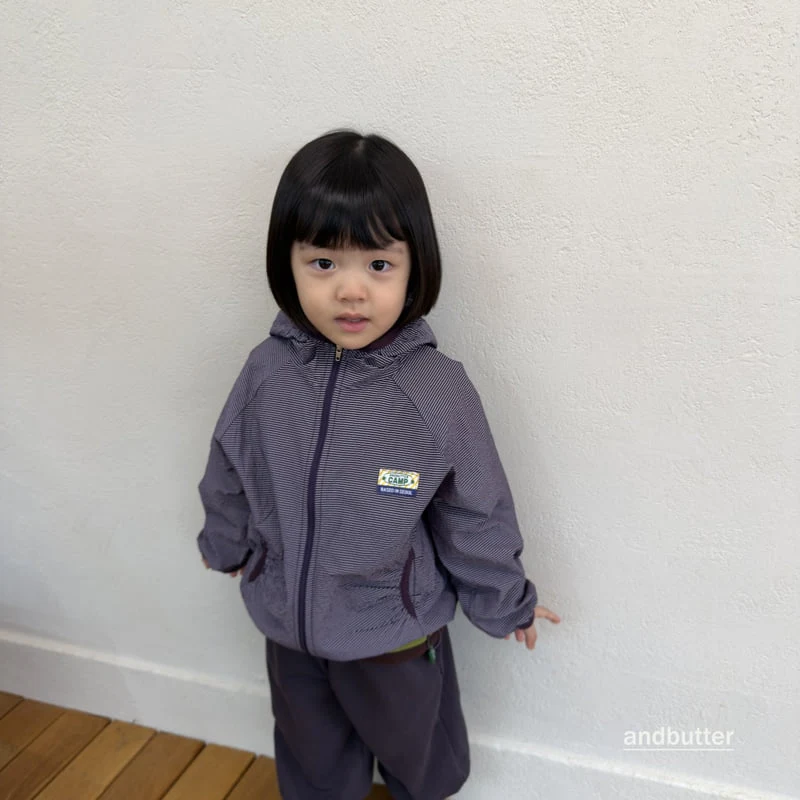 Andbutter - Korean Children Fashion - #Kfashion4kids - Striped Windbreaker - 10