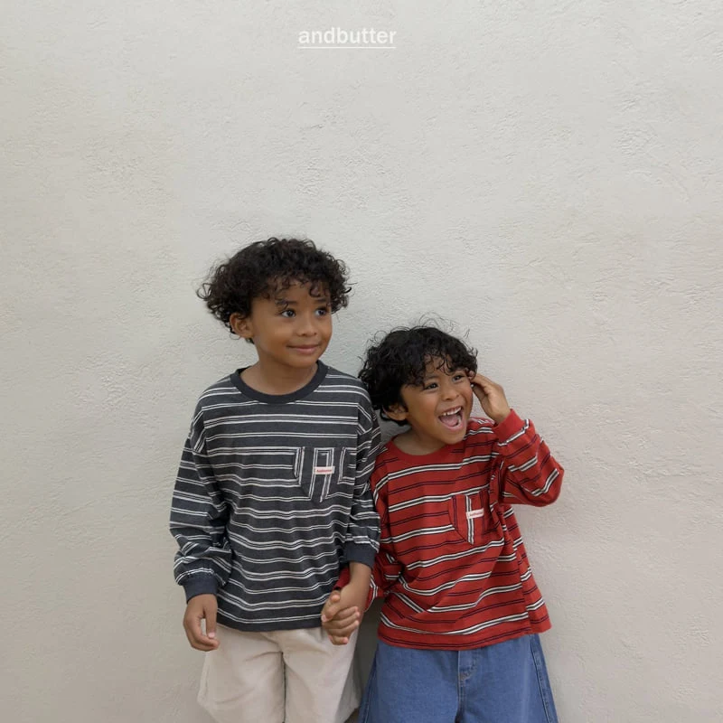 Andbutter - Korean Children Fashion - #Kfashion4kids - Tom's Pocket Tee - 9