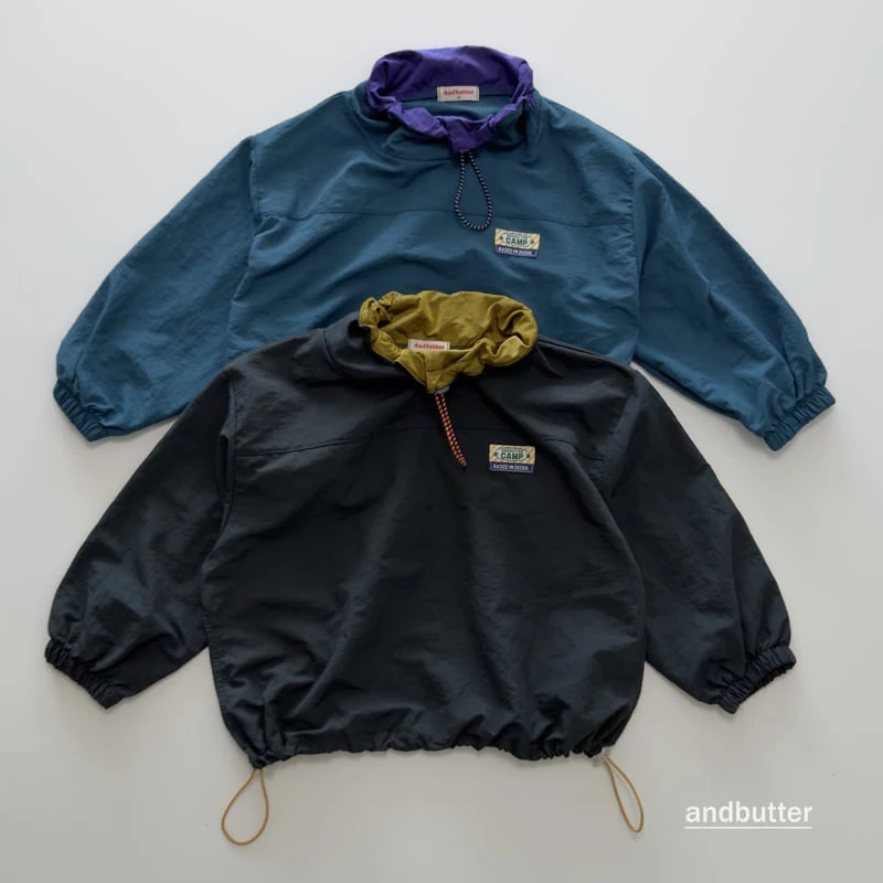 Andbutter - Korean Children Fashion - #childofig - Color Neck Anorak