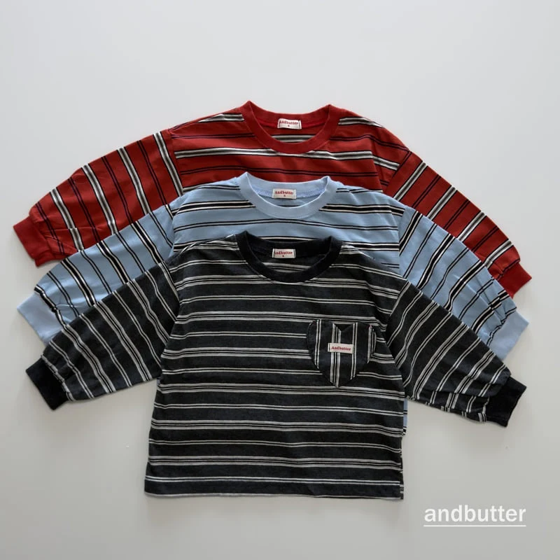 Andbutter - Korean Children Fashion - #childofig - Tom's Pocket Tee