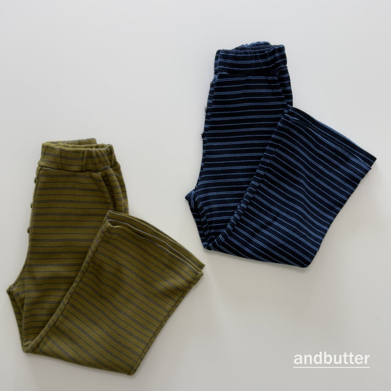 Andbutter - Korean Children Fashion - #childofig - Button Flare Pants - 5