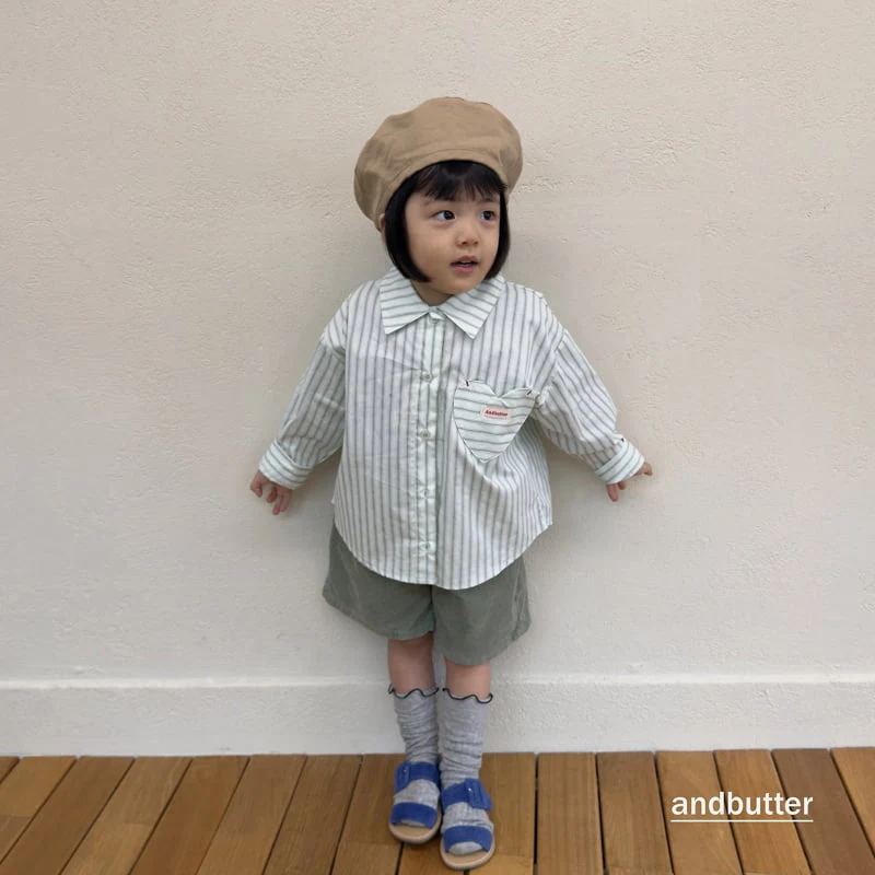 Andbutter - Korean Children Fashion - #childofig - Corduroy Heart Pants - 12