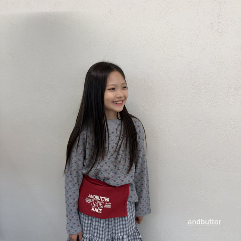 Andbutter - Korean Children Fashion - #childofig - Cozy Flower Tee - 11