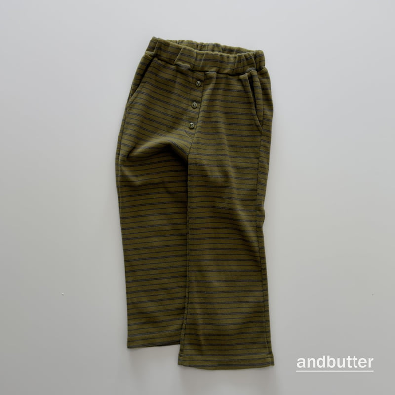 Andbutter - Korean Children Fashion - #childrensboutique - Button Flare Pants - 6