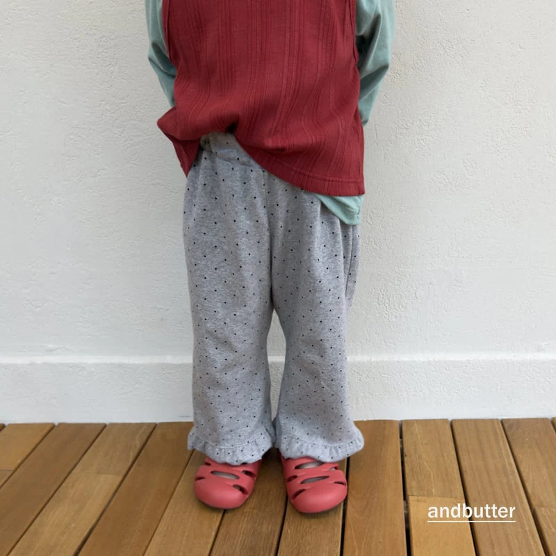 Andbutter - Korean Children Fashion - #designkidswear - Frill Pants - 8