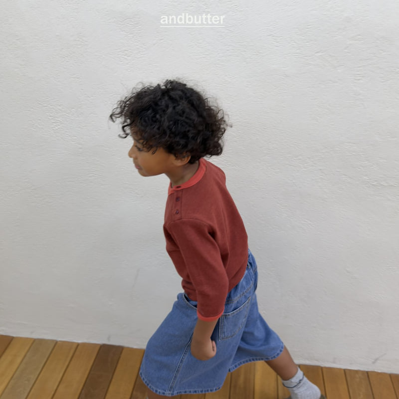 Andbutter - Korean Children Fashion - #designkidswear - Snap Tee - 9