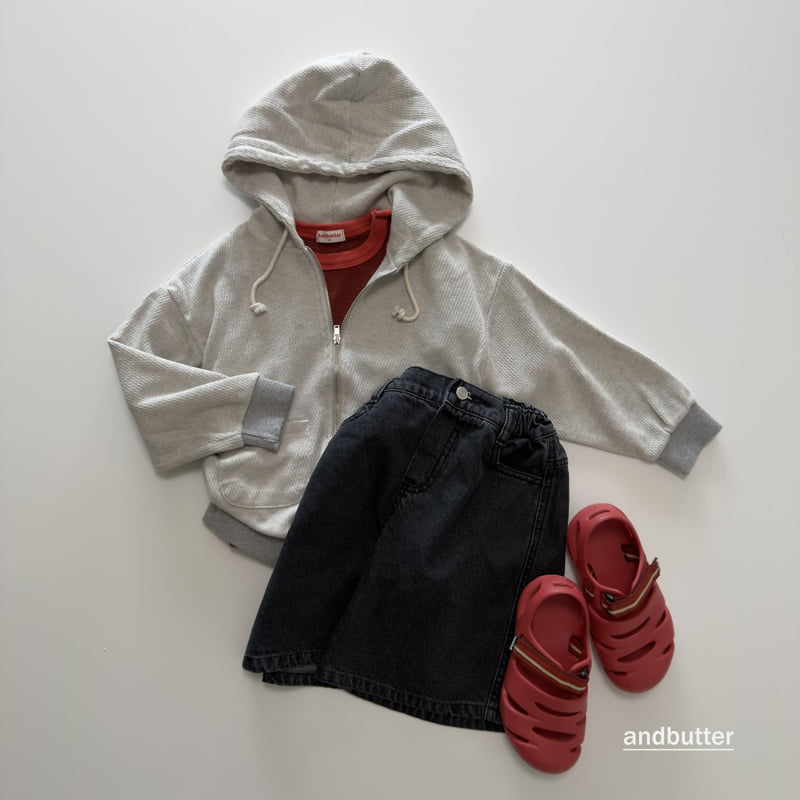 Andbutter - Korean Children Fashion - #designkidswear - Tone Pocket Zip-Up - 7