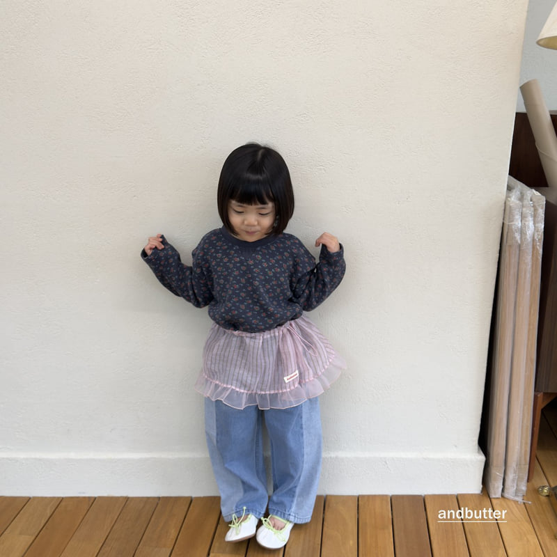 Andbutter - Korean Children Fashion - #discoveringself - String Striped Skirt - 12