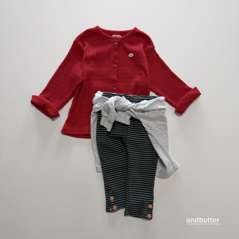 Andbutter - Korean Children Fashion - #discoveringself - Button Leggings - 9