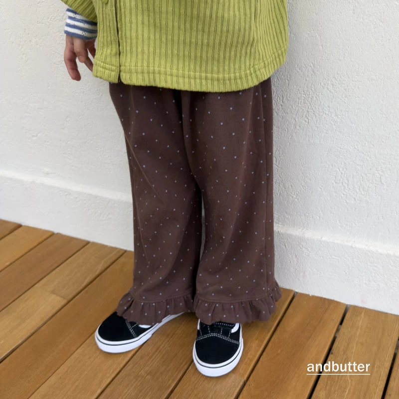 Andbutter - Korean Children Fashion - #fashionkids - Frill Pants - 10