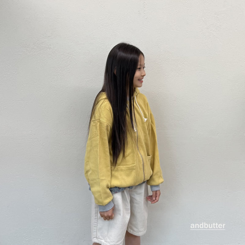 Andbutter - Korean Children Fashion - #fashionkids - Tone Pocket Zip-Up - 9