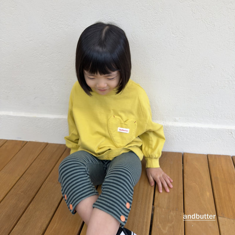 Andbutter - Korean Children Fashion - #kidsshorts - Button Leggings - 11
