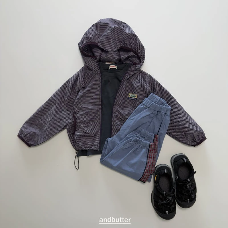 Andbutter - Korean Children Fashion - #kidsshorts - Striped Windbreaker - 7
