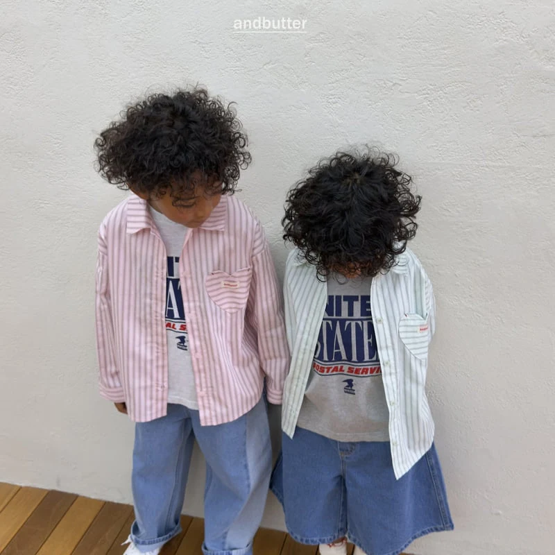 Andbutter - Korean Children Fashion - #kidsshorts - Macaron Shirt - 7