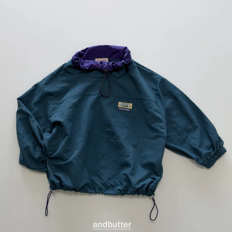 Andbutter - Korean Children Fashion - #kidsstore - Color Neck Anorak - 7
