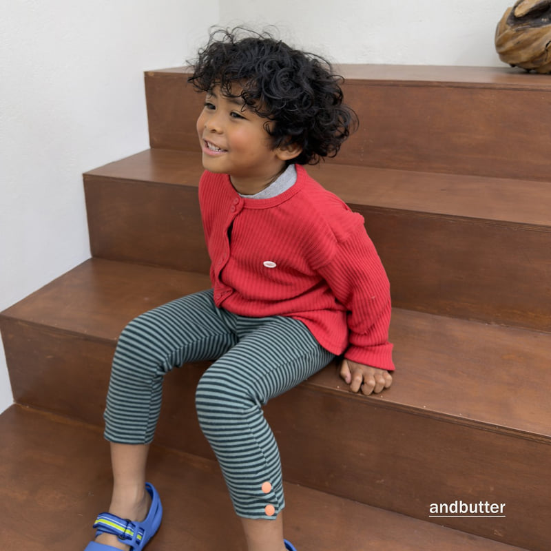 Andbutter - Korean Children Fashion - #kidsstore - Button Leggings - 12
