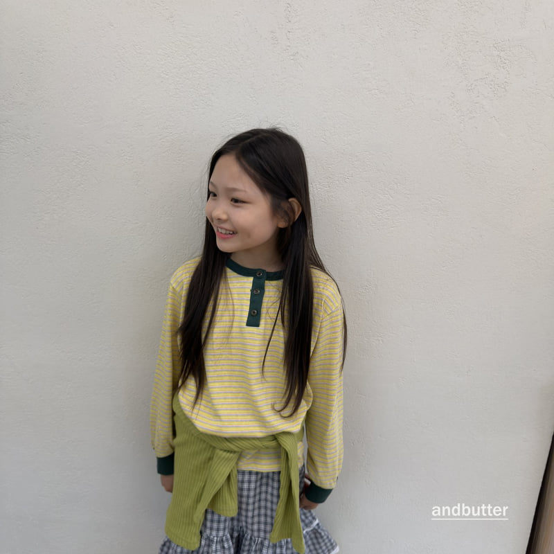 Andbutter - Korean Children Fashion - #kidsstore - Pepero Henley Tee - 9