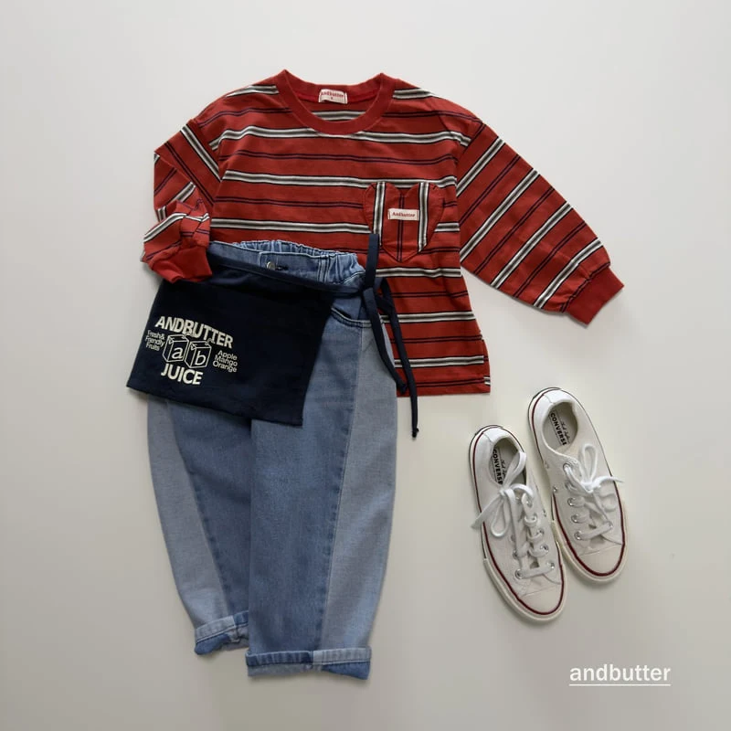 Andbutter - Korean Children Fashion - #kidsstore - Tom's Pocket Tee - 7