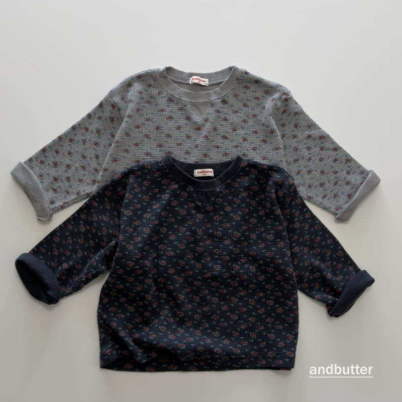 Andbutter - Korean Children Fashion - #kidsstore - Cozy Flower Tee