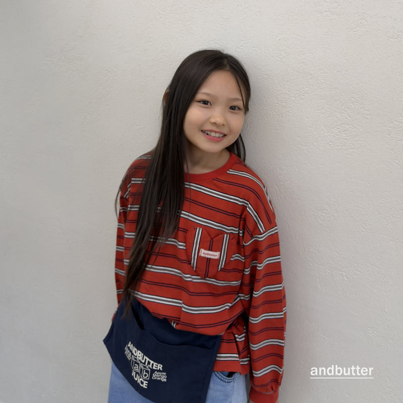 Andbutter - Korean Children Fashion - #kidzfashiontrend - Tom's Pocket Tee - 8