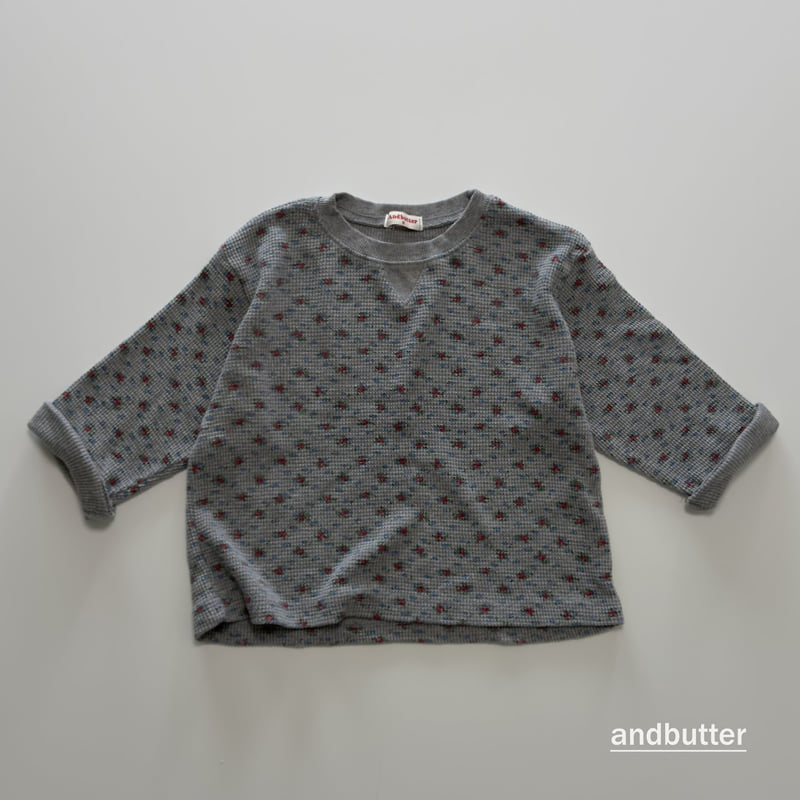 Andbutter - Korean Children Fashion - #Kfashion4kids - Cozy Flower Tee - 4