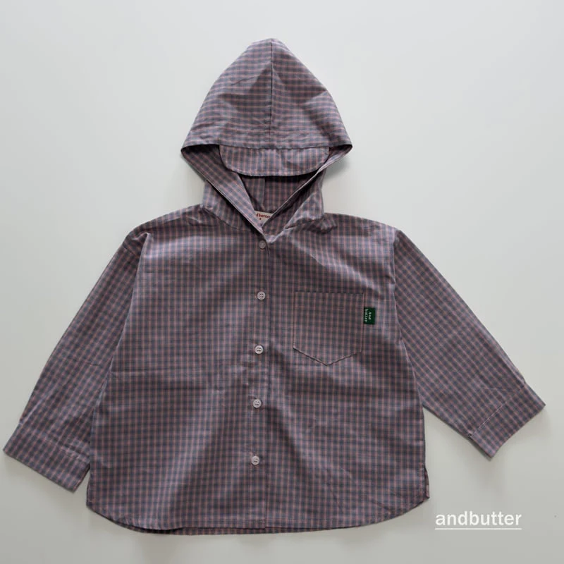 Andbutter - Korean Children Fashion - #littlefashionista - Cap Hood Shirt - 3