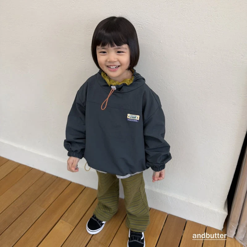 Andbutter - Korean Children Fashion - #magicofchildhood - Color Neck Anorak - 11