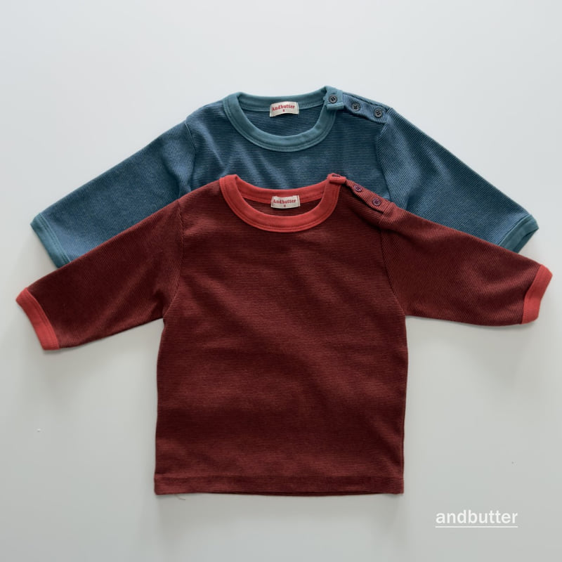 Andbutter - Korean Children Fashion - #magicofchildhood - Snap Tee