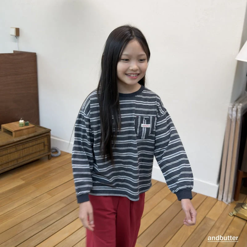 Andbutter - Korean Children Fashion - #magicofchildhood - Tom's Pocket Tee - 11