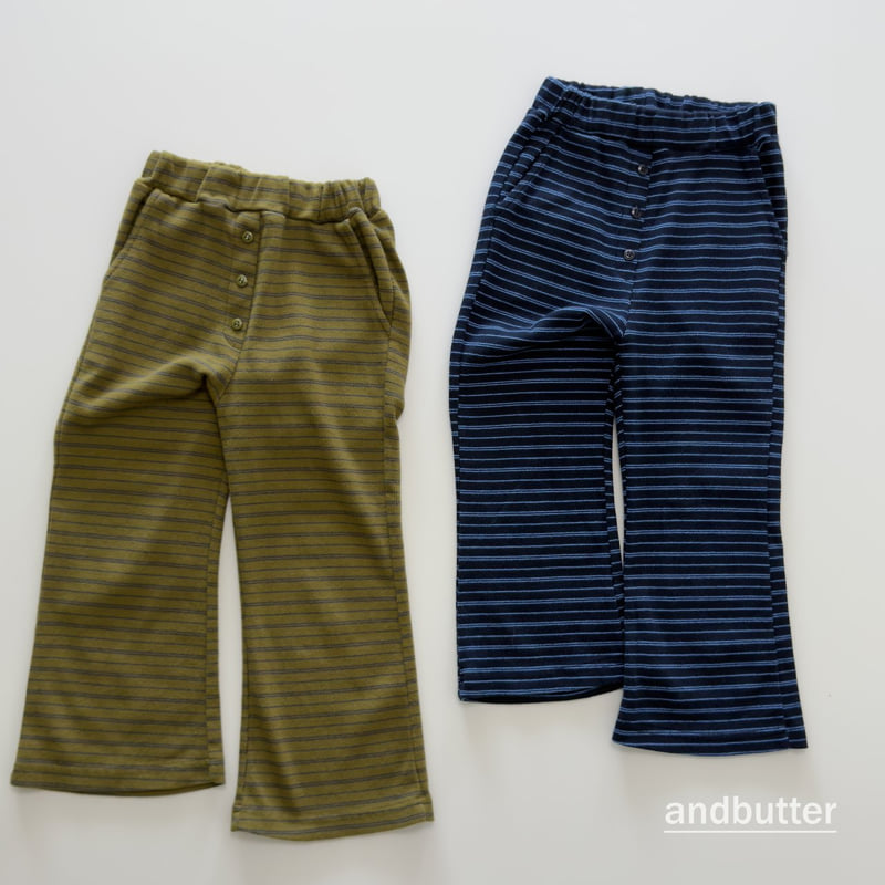 Andbutter - Korean Children Fashion - #magicofchildhood - Button Flare Pants