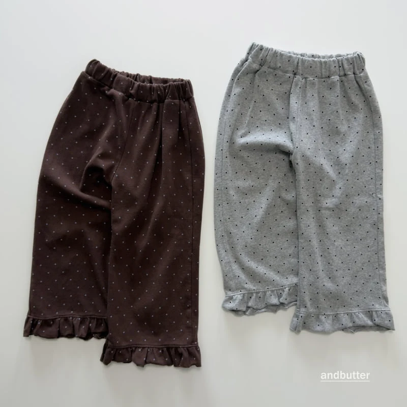 Andbutter - Korean Children Fashion - #minifashionista - Frill Pants
