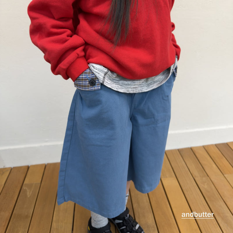Andbutter - Korean Children Fashion - #minifashionista - Hidden Check Pants - 8
