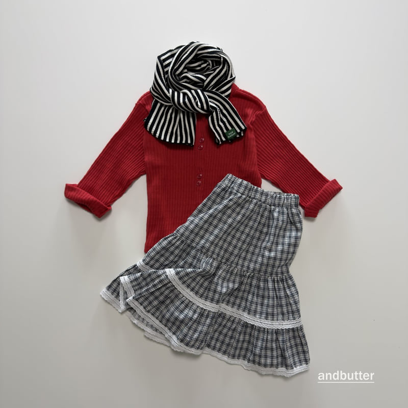 Andbutter - Korean Children Fashion - #minifashionista - Cotton Muffler - 8