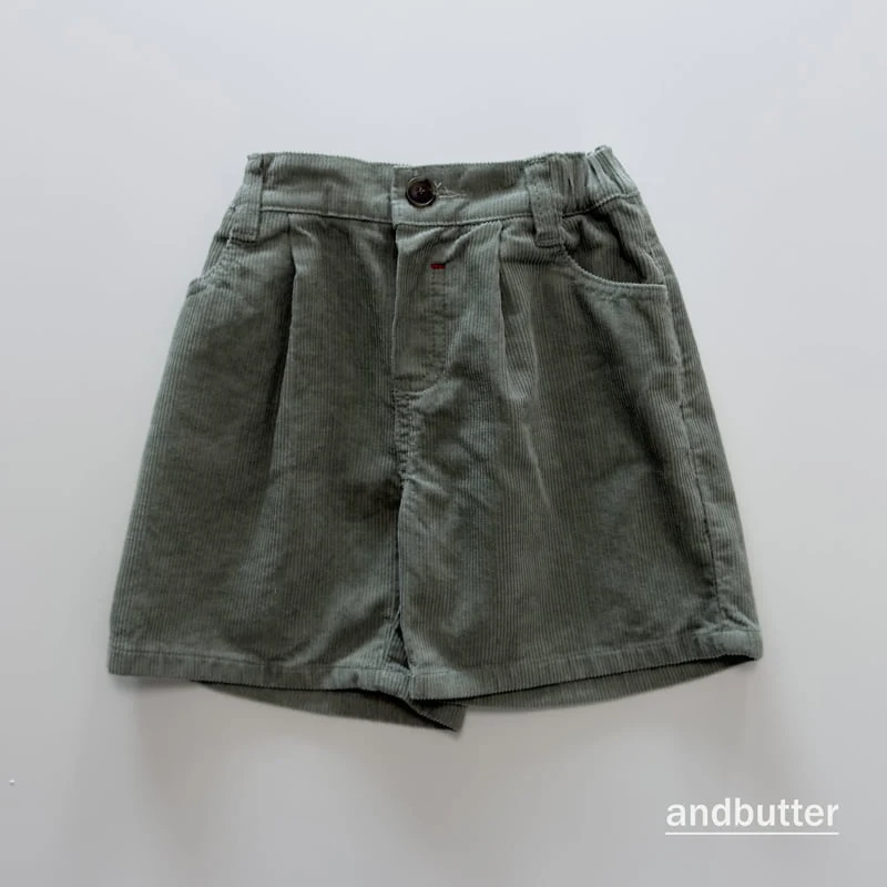 Andbutter - Korean Children Fashion - #minifashionista - Corduroy Heart Pants - 7