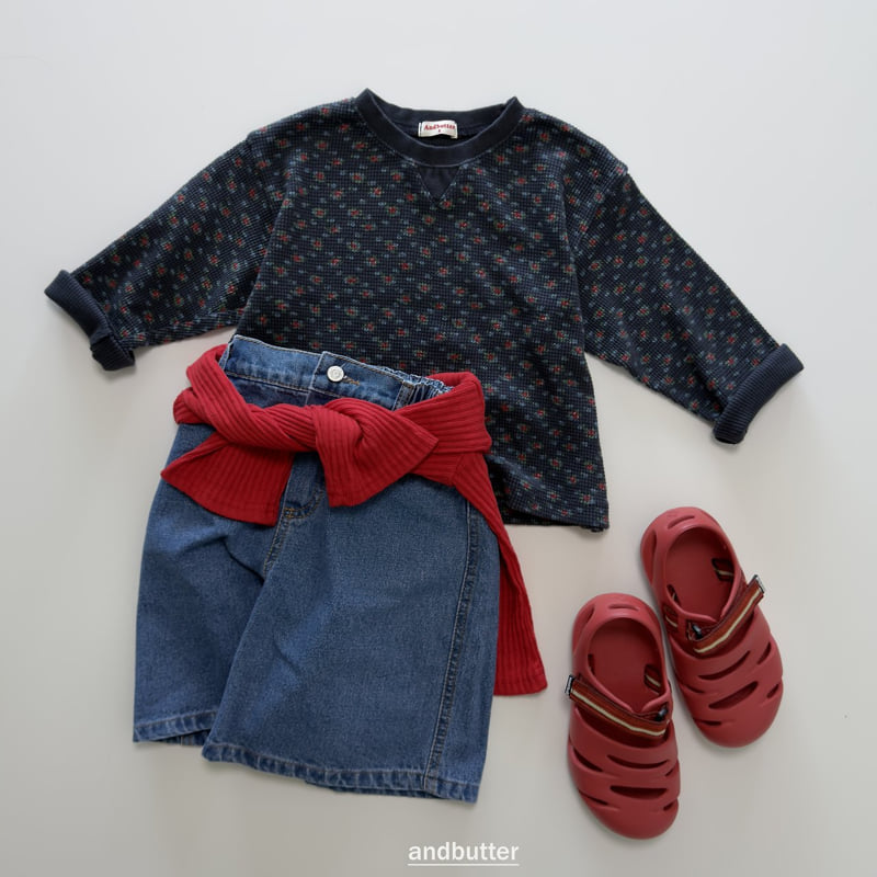 Andbutter - Korean Children Fashion - #minifashionista - Cozy Flower Tee - 6