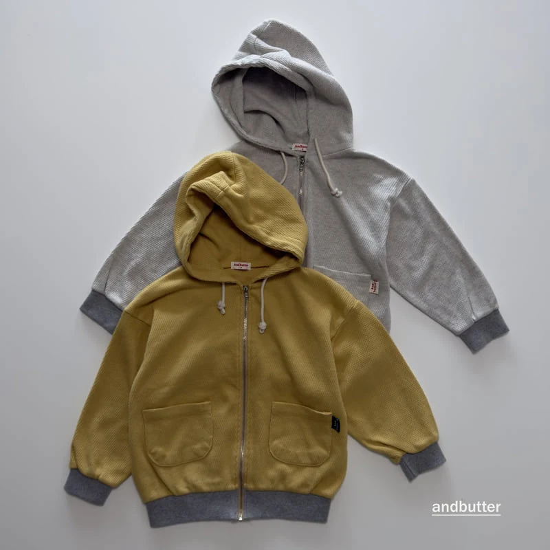 Andbutter - Korean Children Fashion - #prettylittlegirls - Tone Pocket Zip-Up