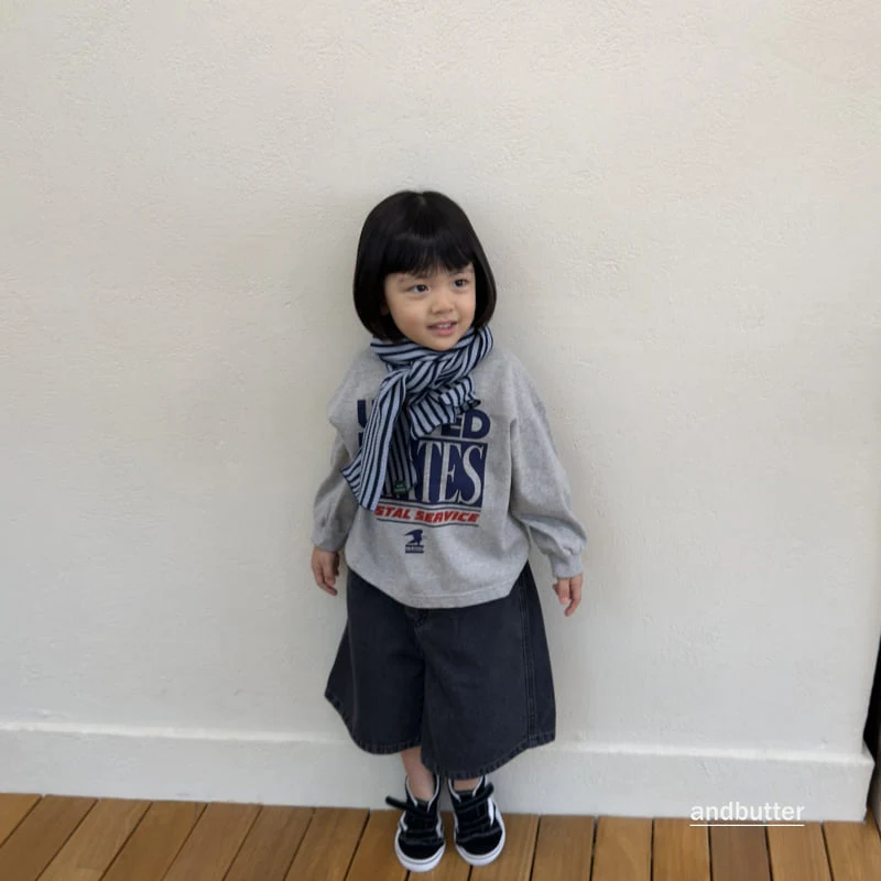 Andbutter - Korean Children Fashion - #prettylittlegirls - Denim Bermuda Pants - 12