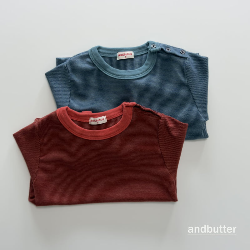 Andbutter - Korean Children Fashion - #stylishchildhood - Snap Tee - 6