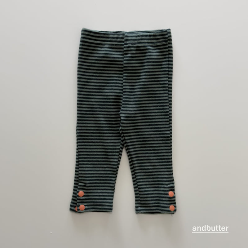 Andbutter - Korean Children Fashion - #stylishchildhood - Button Leggings - 5